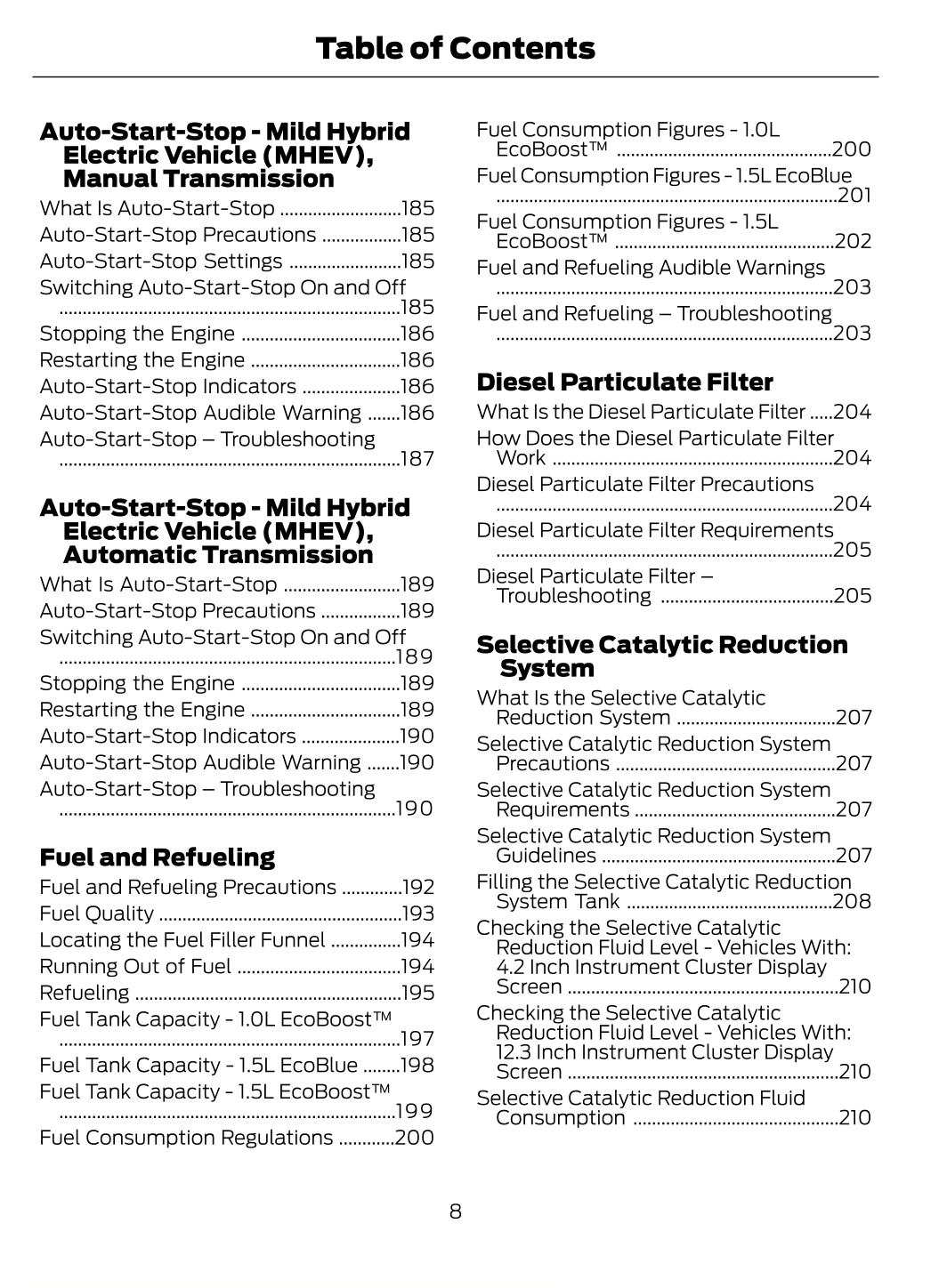 2023-2024 Ford Puma Bedienungsanleitung | Englisch