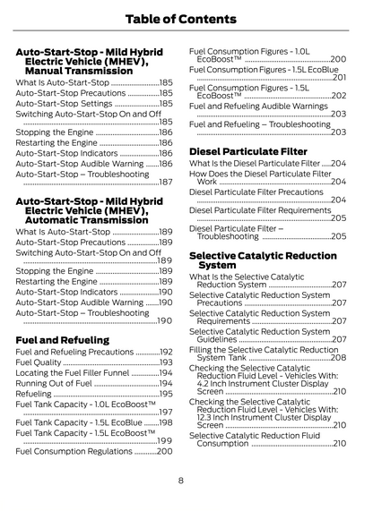 2023-2024 Ford Puma Owner's Manual | English