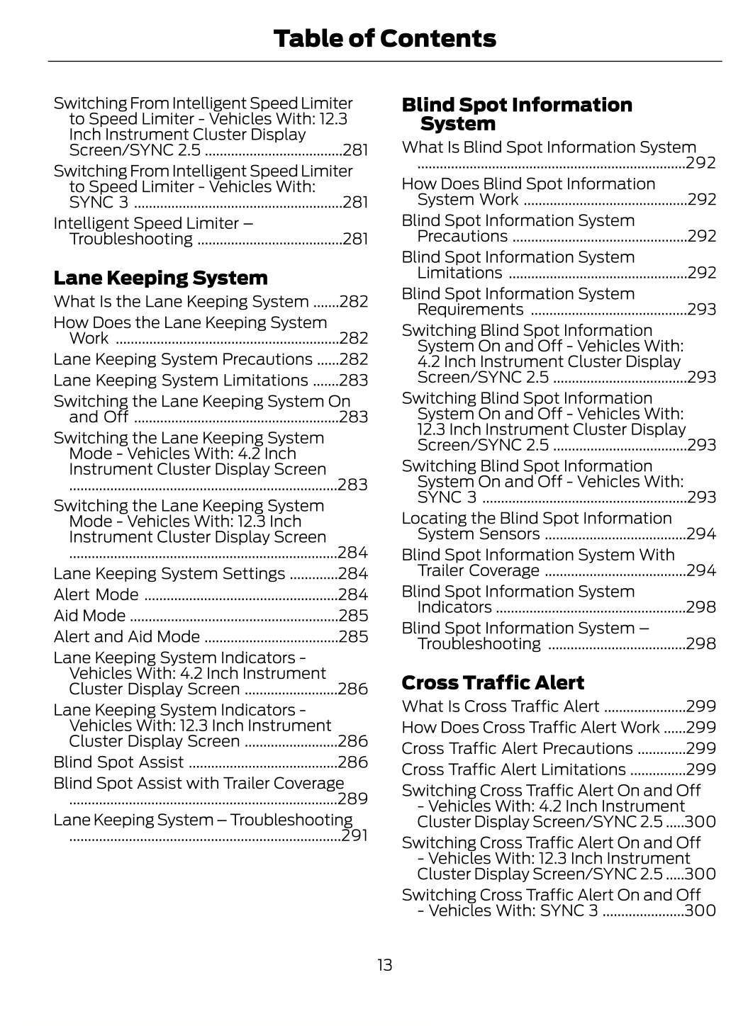 2023-2024 Ford Puma Owner's Manual | English