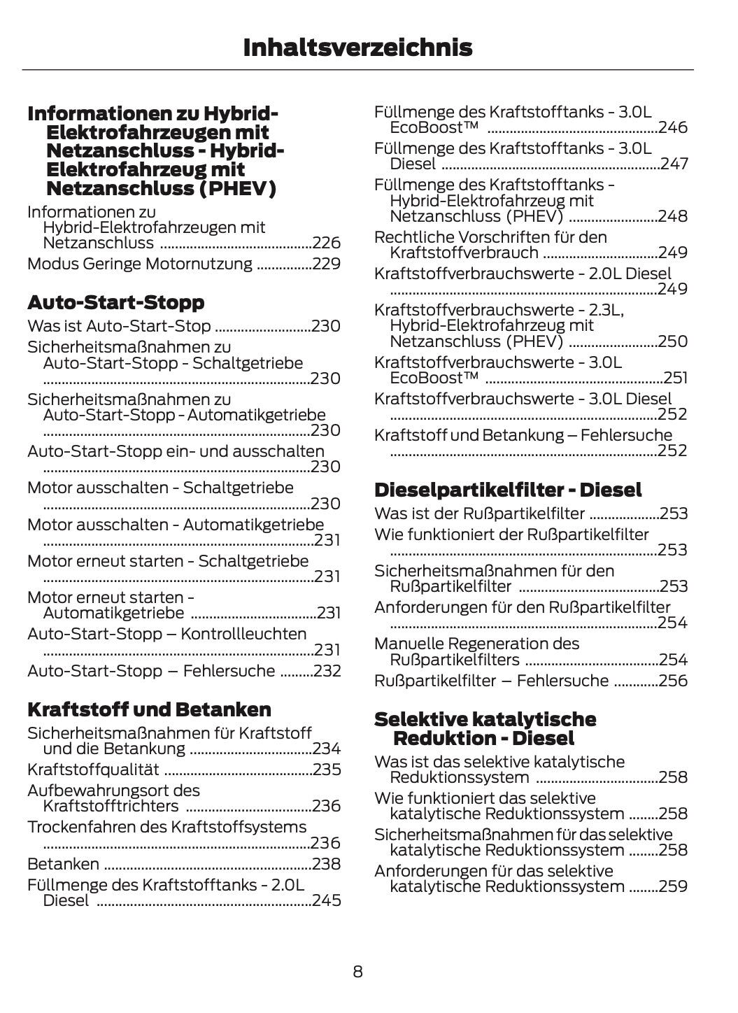 2025-2026 Ford Ranger Bedienungsanleitung | Deutsch