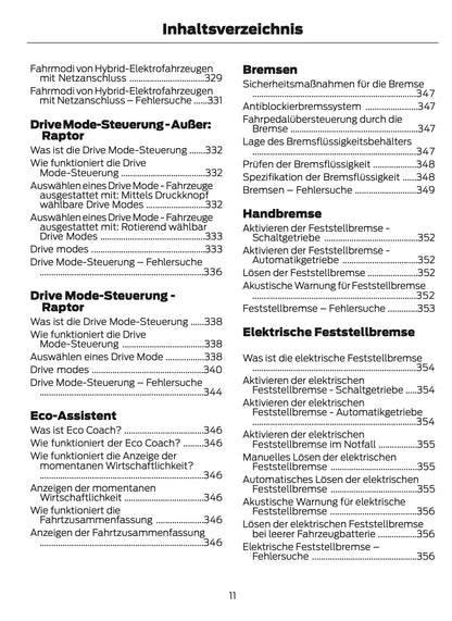2025-2026 Ford Ranger Bedienungsanleitung | Deutsch