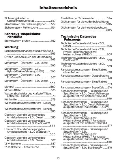 2025-2026 Ford Ranger Bedienungsanleitung | Deutsch