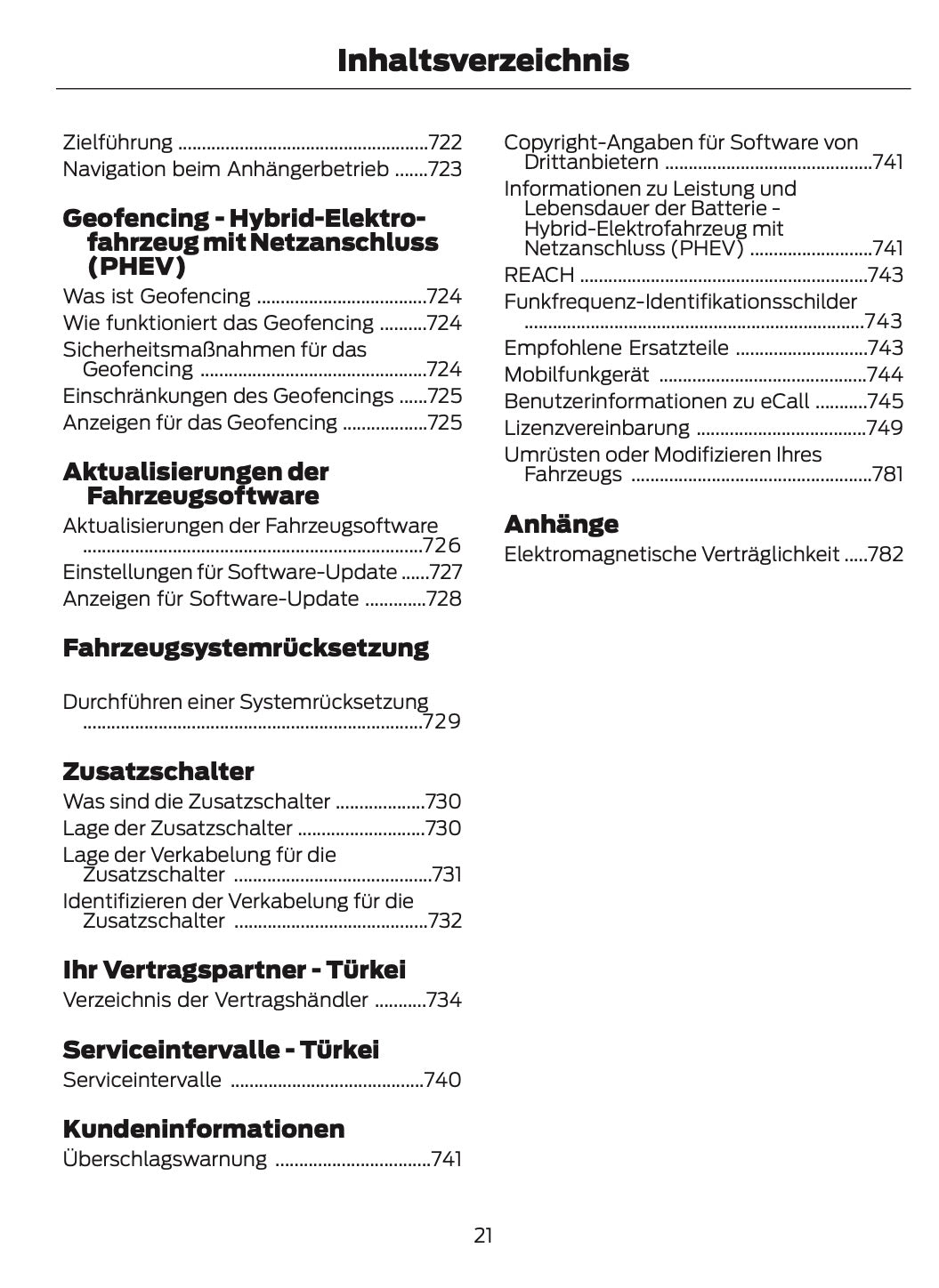 2025-2026 Ford Ranger Bedienungsanleitung | Deutsch