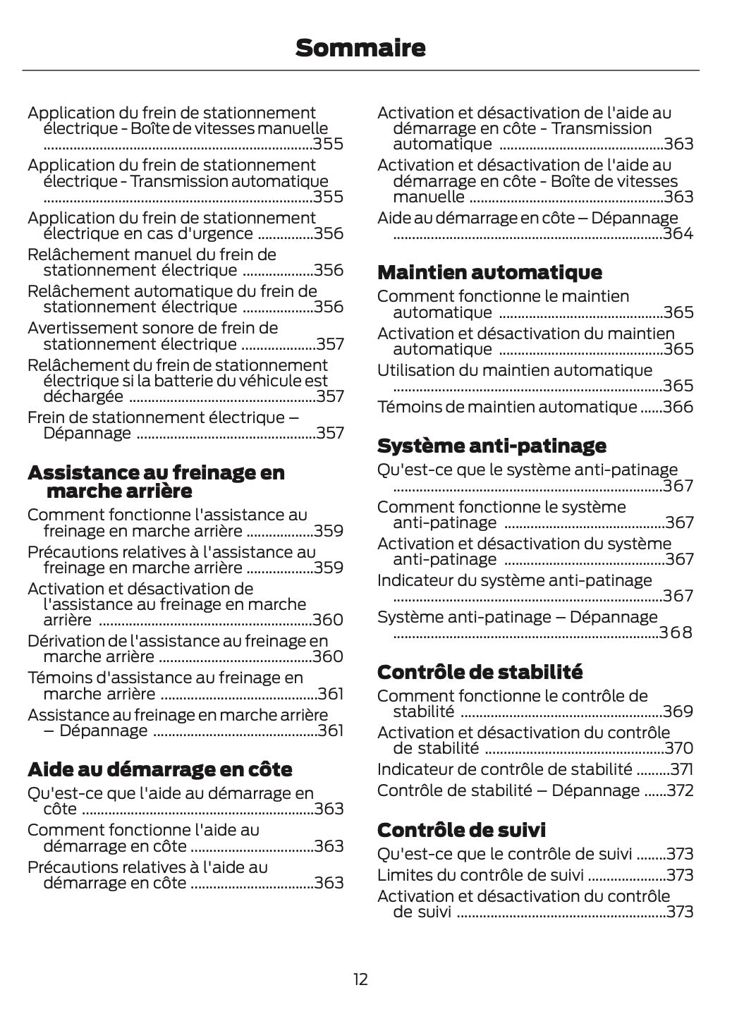2025-2026 Ford Ranger Owner's Manual | French