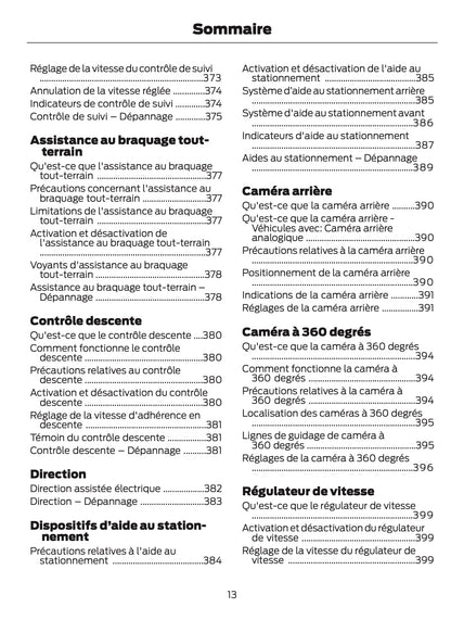 2025-2026 Ford Ranger Owner's Manual | French