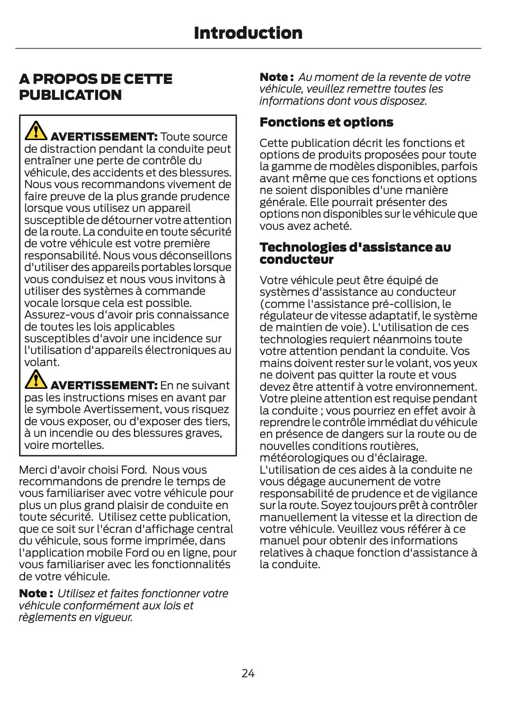 2025-2026 Ford Ranger Owner's Manual | French