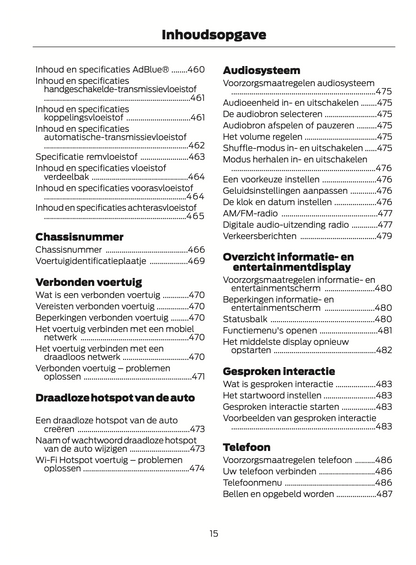 2022-2023 Ford Ranger Owner's Manual | Dutch