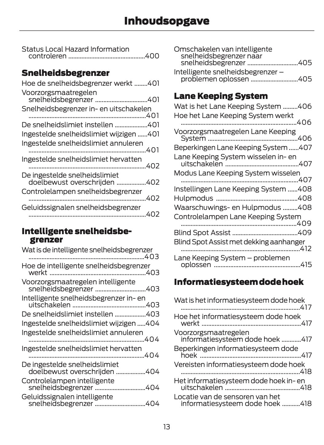 2025-2026 Ford Ranger Owner's Manual | Dutch