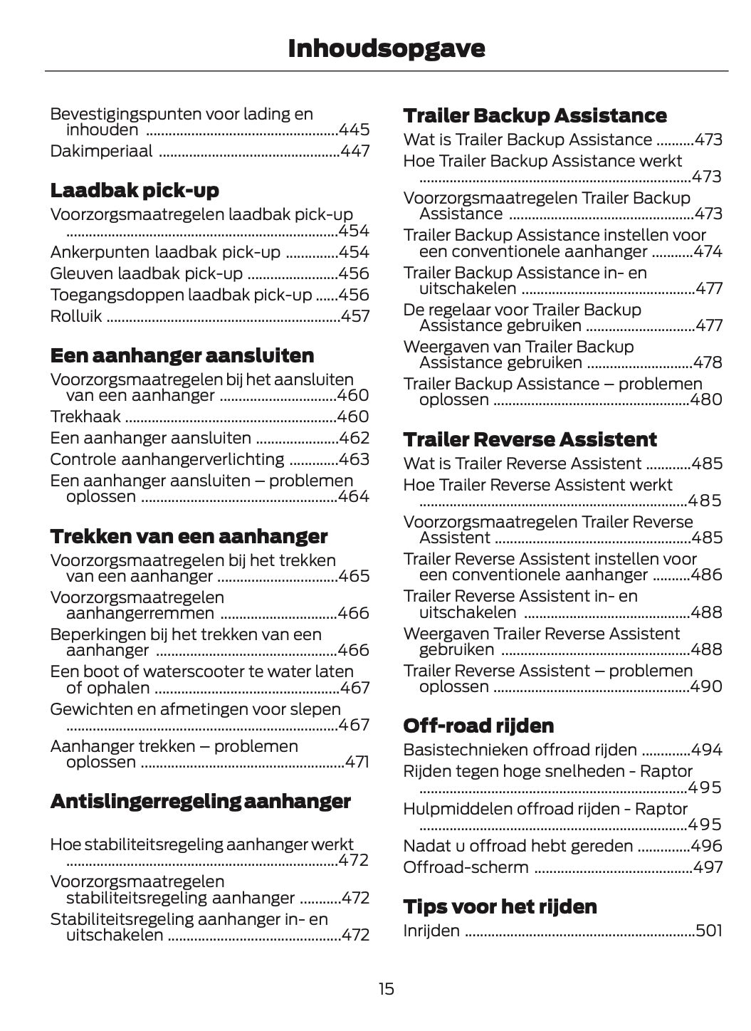 2025-2026 Ford Ranger Owner's Manual | Dutch