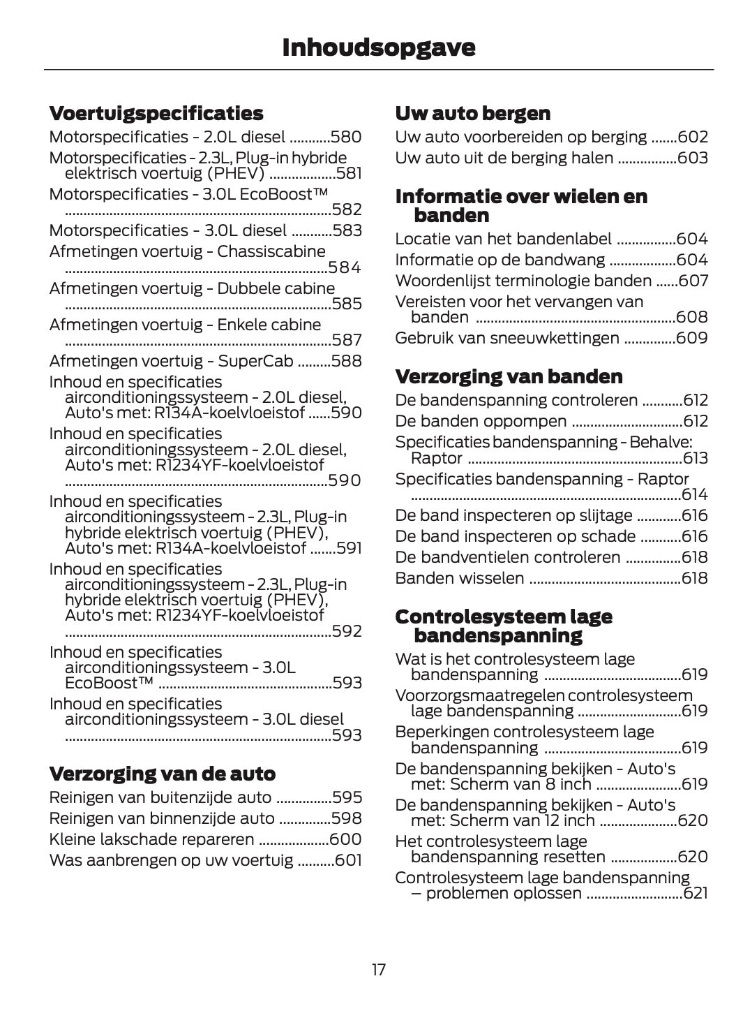2025-2026 Ford Ranger Owner's Manual | Dutch