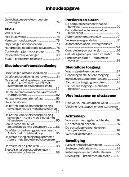 2025-2026 Ford Ranger Owner's Manual | Dutch