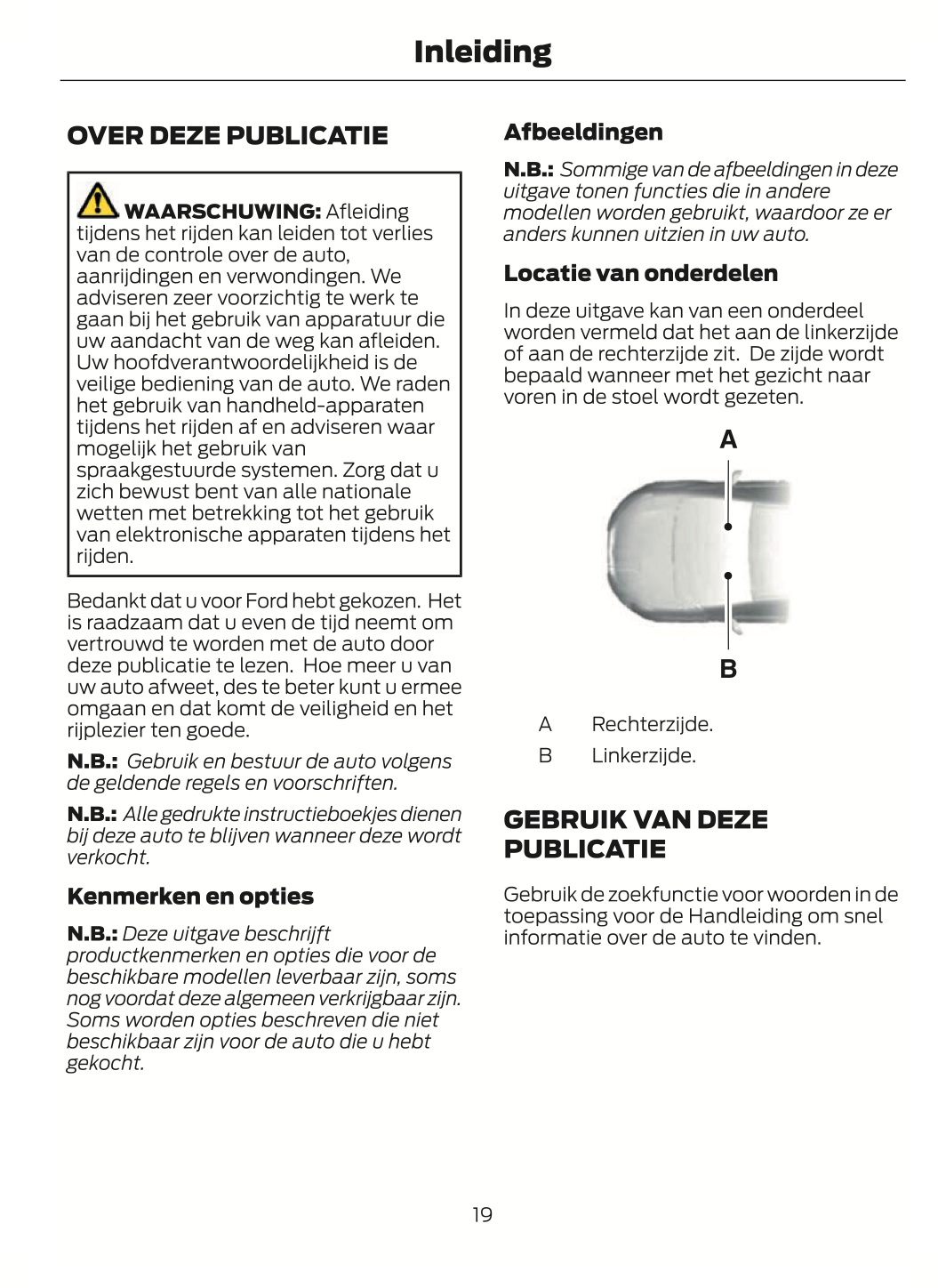 2023-2024 Ford Tourneo Custom/Transit Custom Owner's Manual | Dutch