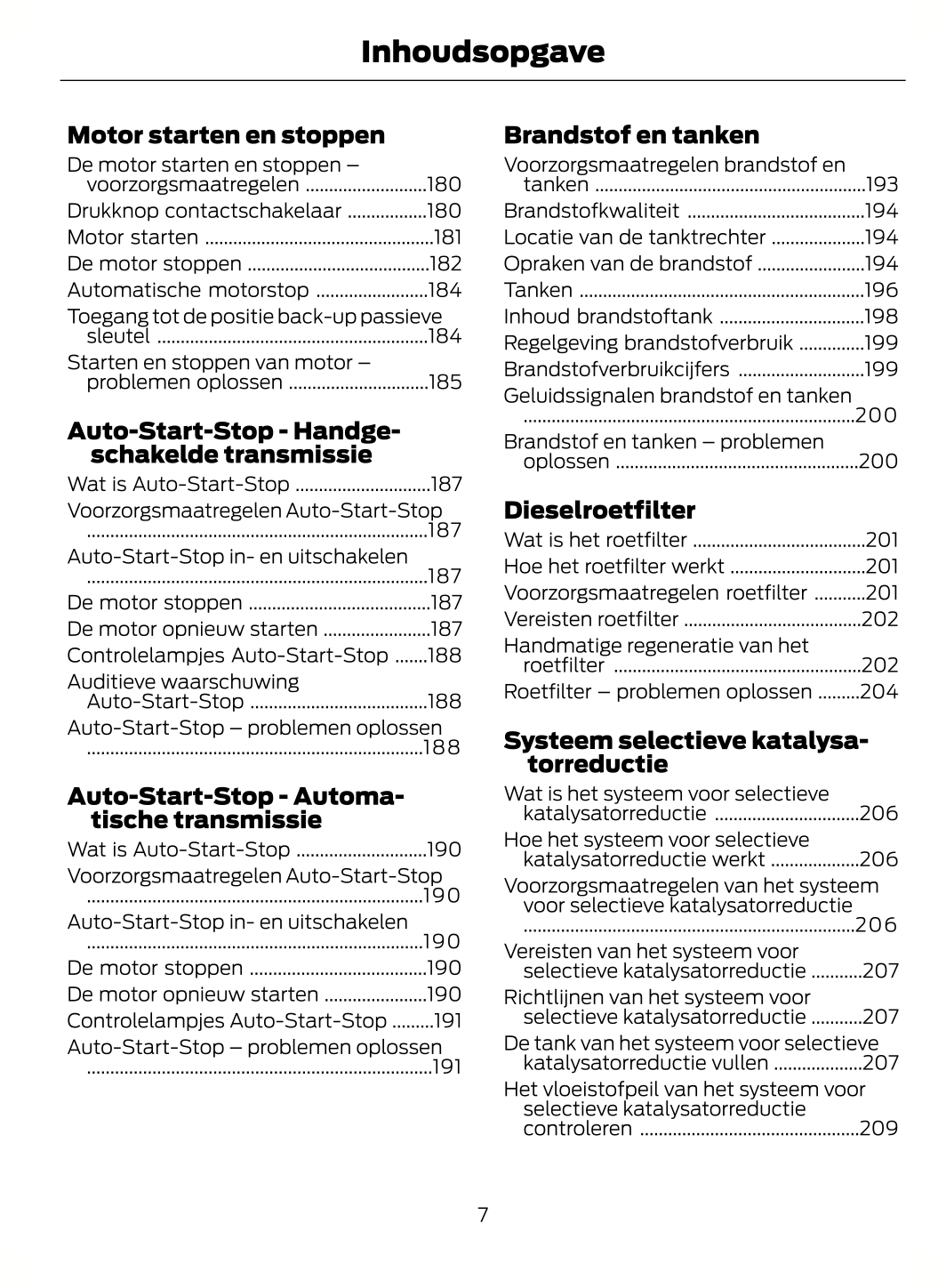 2023-2024 Ford Tourneo Custom/Transit Custom Owner's Manual | Dutch