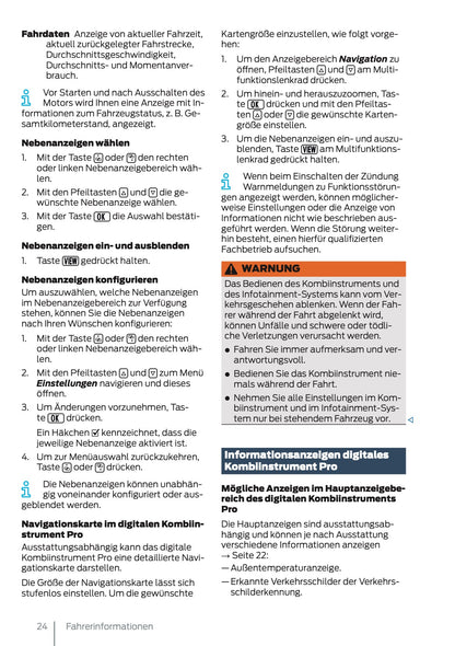 2024-2025 Ford Tourneo Connect/Transit Connect Bedienungsanleitung | Deutsch