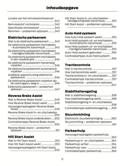 2024-2025 Ford Tourneo Custom/Transit Custom Owner's Manual | Dutch