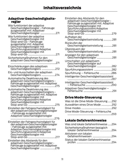 2023-2024 Ford Tourneo Custom/Transit Custom Bedienungsanleitung | Deutsch