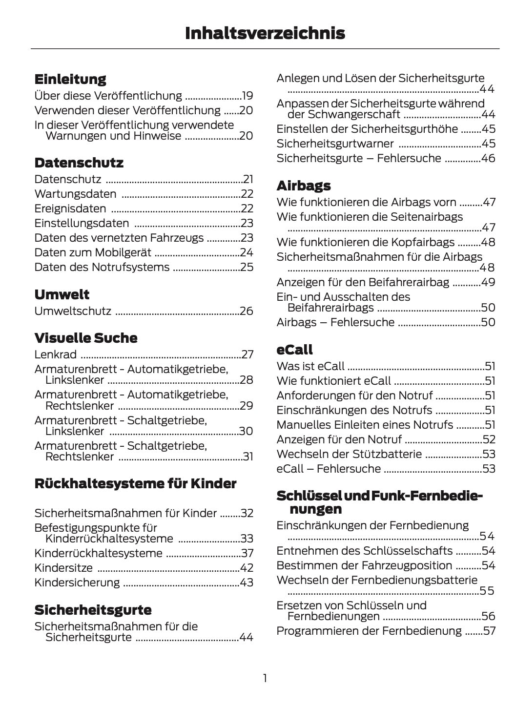 2023-2024 Ford Tourneo Custom/Transit Custom Bedienungsanleitung | Deutsch