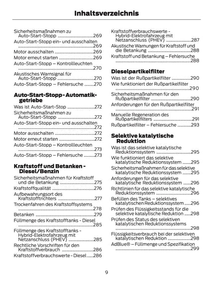 2026 Ford Tourneo Custom/Transit Custom Owner's Manual | German