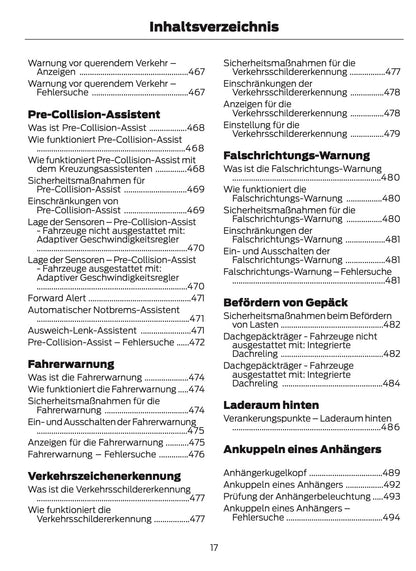 2026 Ford Tourneo Custom/Transit Custom Owner's Manual | German