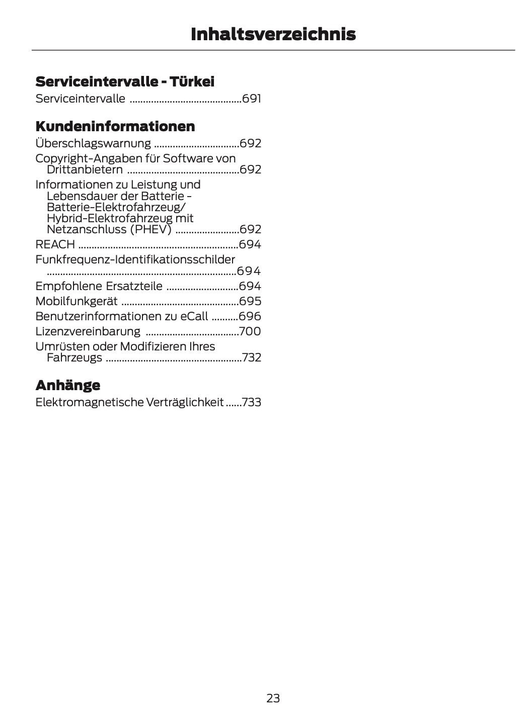 2026 Ford Tourneo Custom/Transit Custom Owner's Manual | German