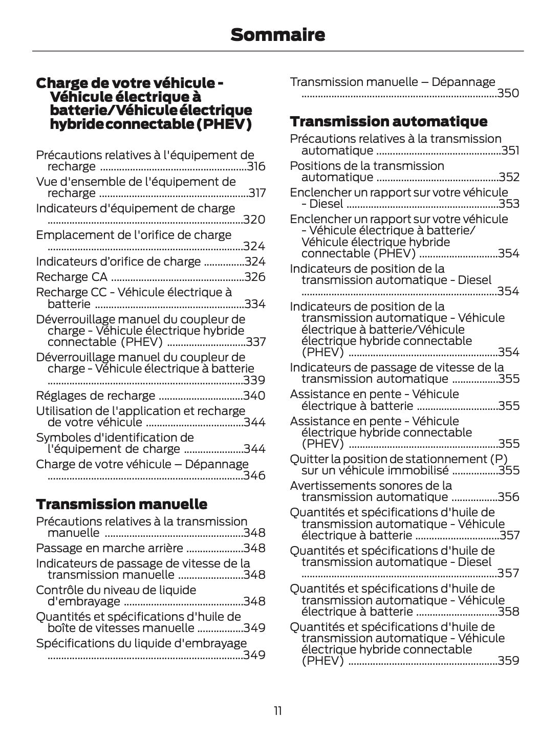 2026 Ford Tourneo Custom/Transit Custom Owner's Manual | French