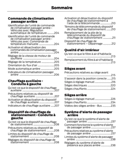 2026 Ford Tourneo Custom/Transit Custom Owner's Manual | French