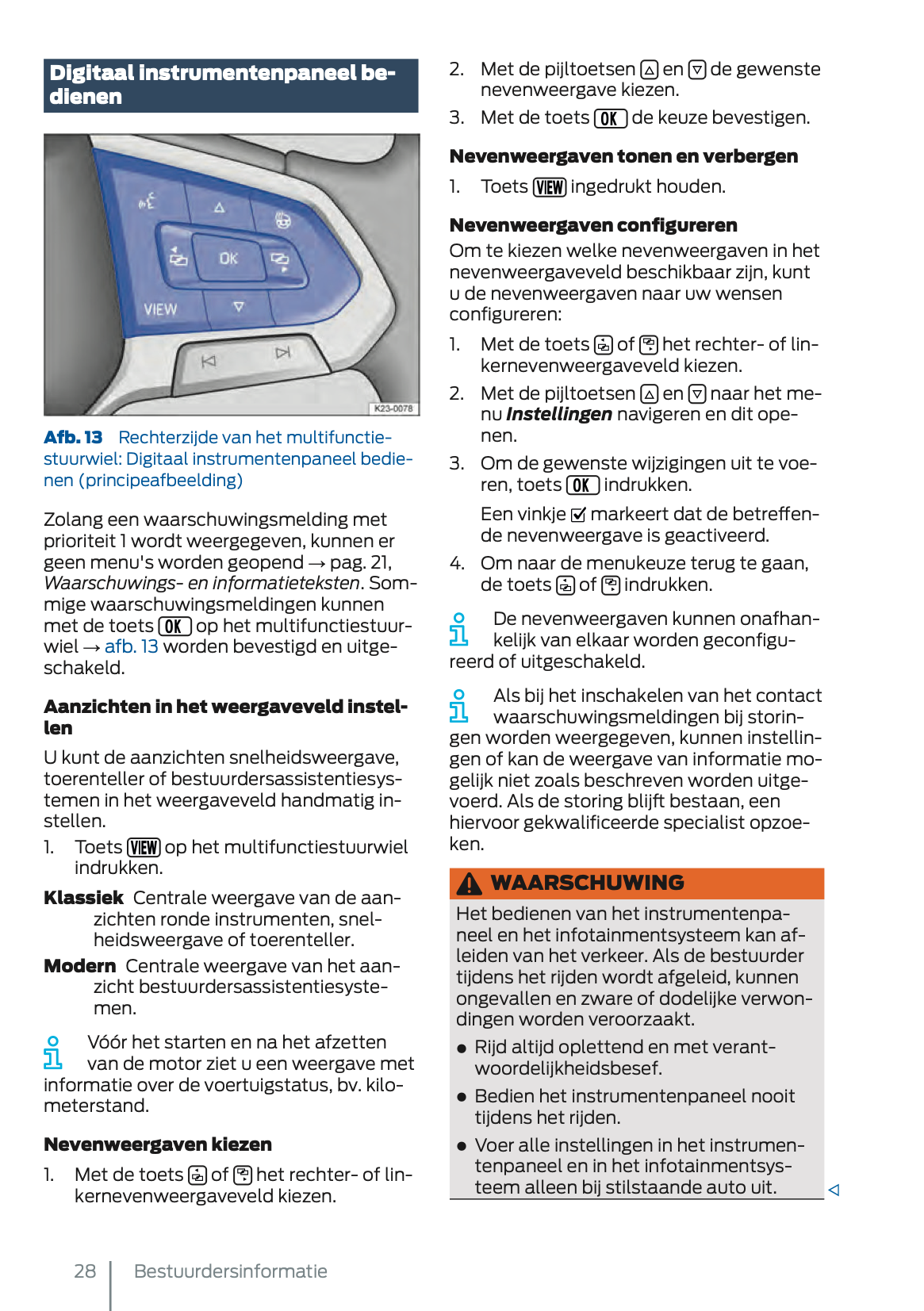 2024 Ford Tourneo Connect/Transit Connect Owner's Manual | Dutch