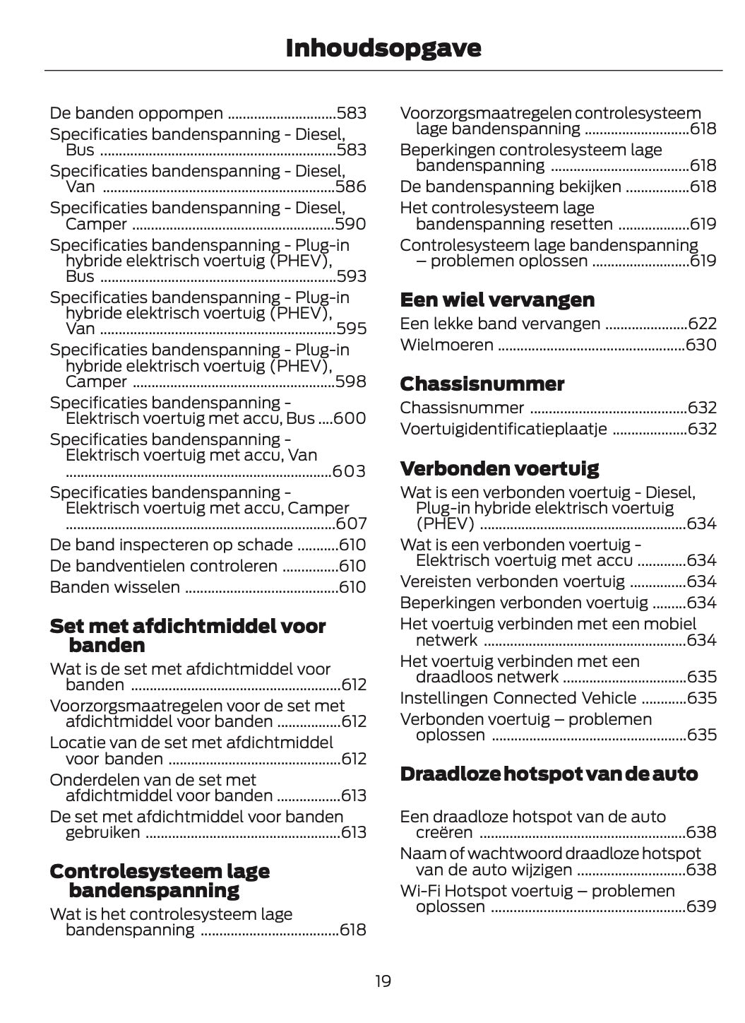 2026 Ford Tourneo Custom/Transit Custom Owner's Manual | Dutch