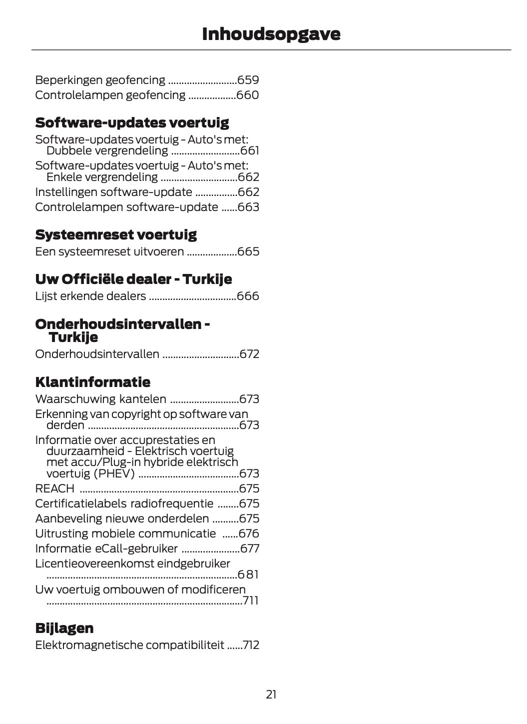 2026 Ford Tourneo Custom/Transit Custom Owner's Manual | Dutch