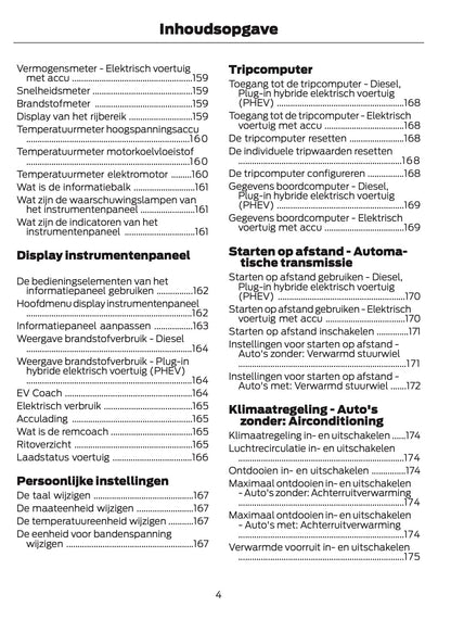 2026 Ford Tourneo Custom/Transit Custom Owner's Manual | Dutch