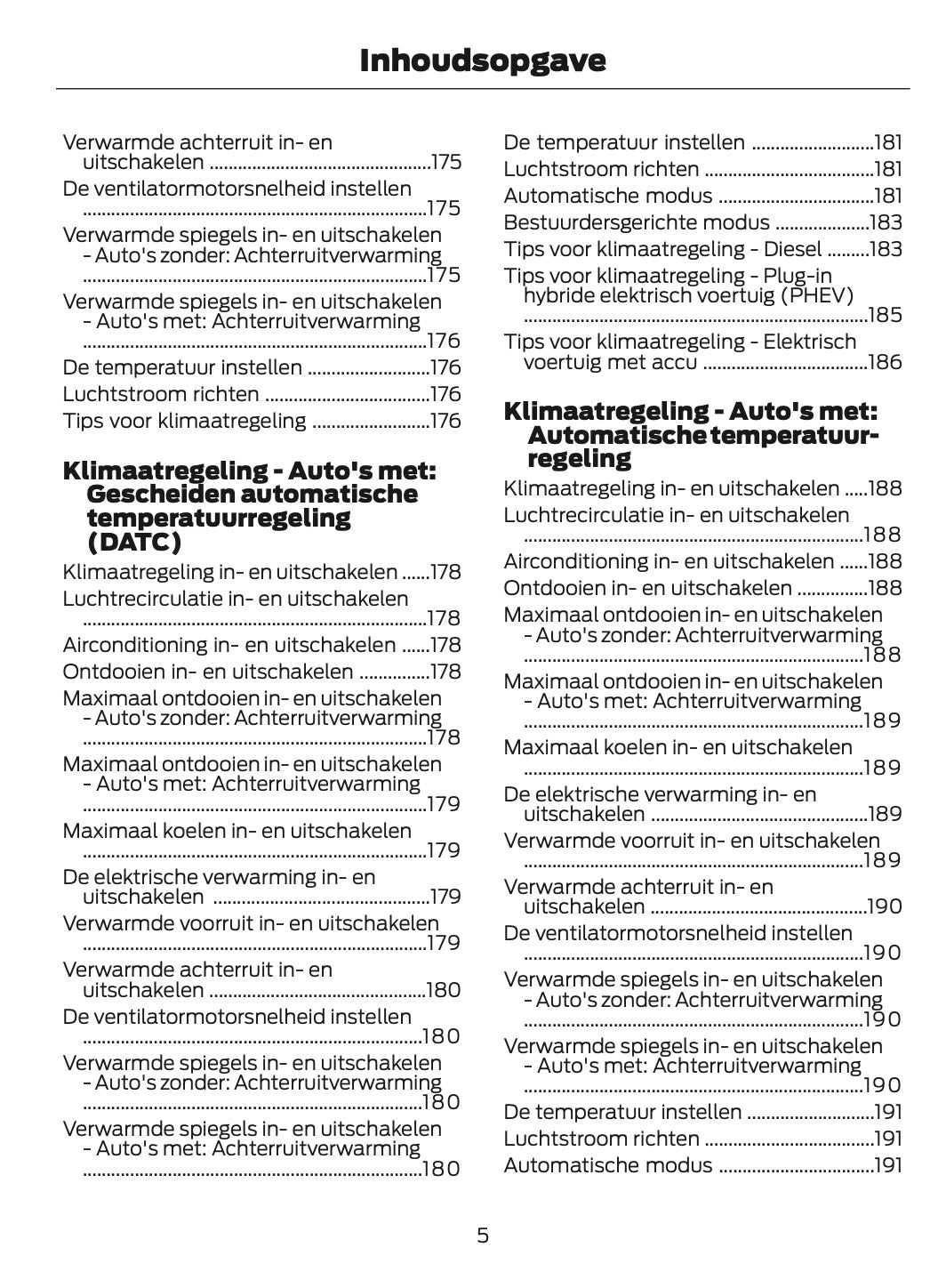 2026 Ford Tourneo Custom/Transit Custom Owner's Manual | Dutch