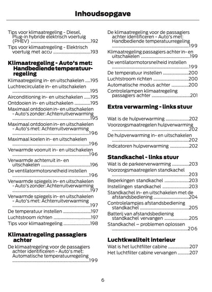 2026 Ford Tourneo Custom/Transit Custom Owner's Manual | Dutch