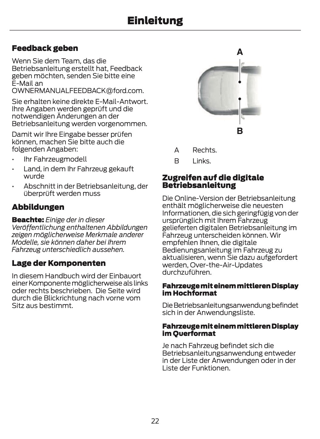 2026 Ford Transit Owner's Manual | German