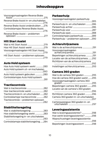 2024-2025 Ford Transit Owner's Manual | Dutch