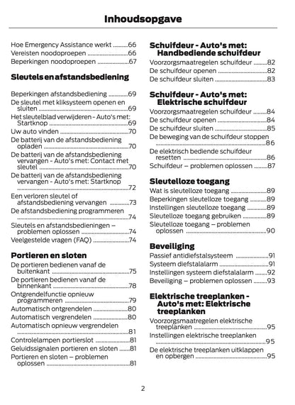2026 Ford Transit Owner's Manual | Dutch