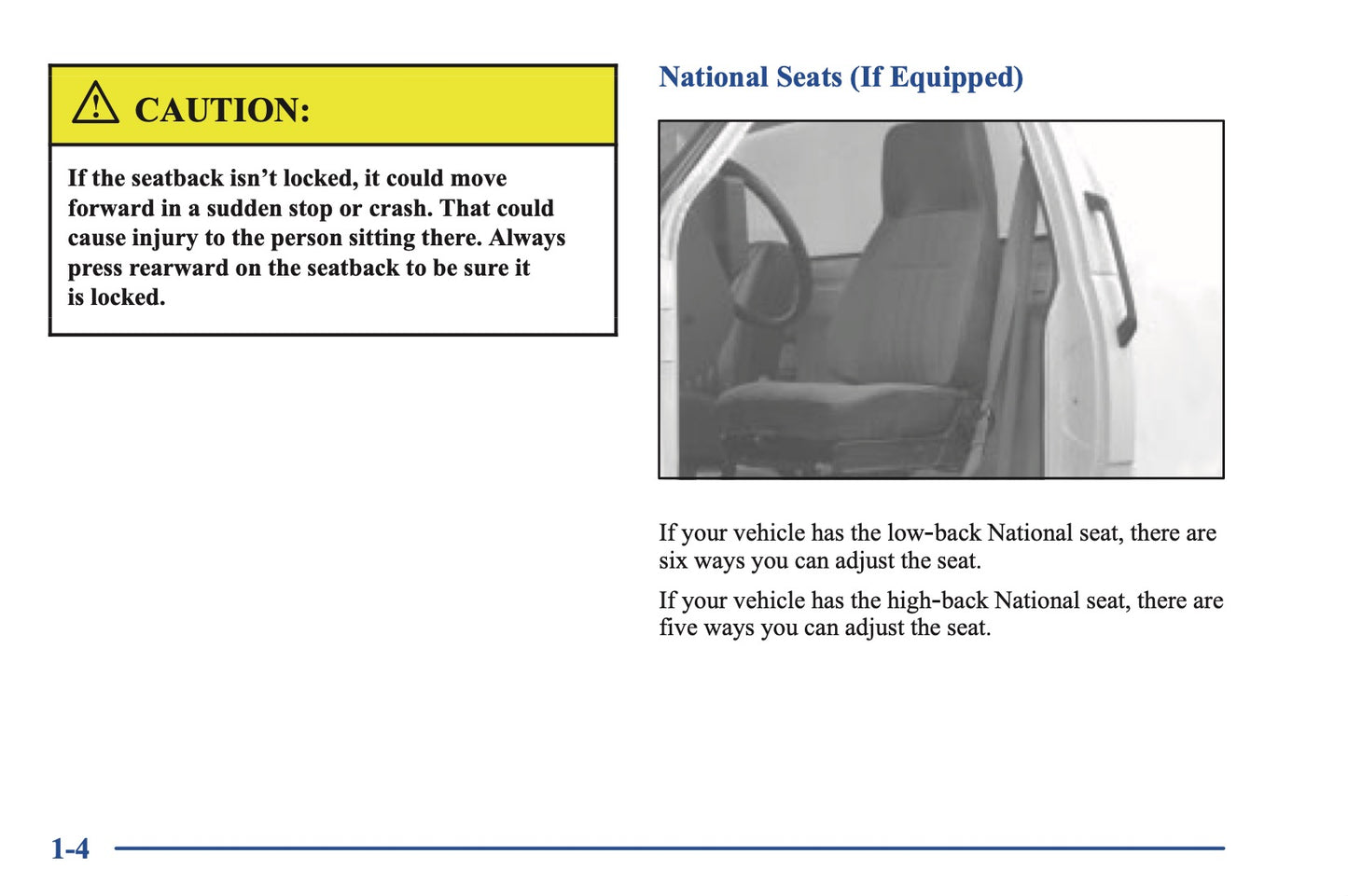 2001 GMC C Series Owner's Manual | English US