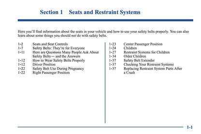 2001 GMC C Series Owner's Manual | English US