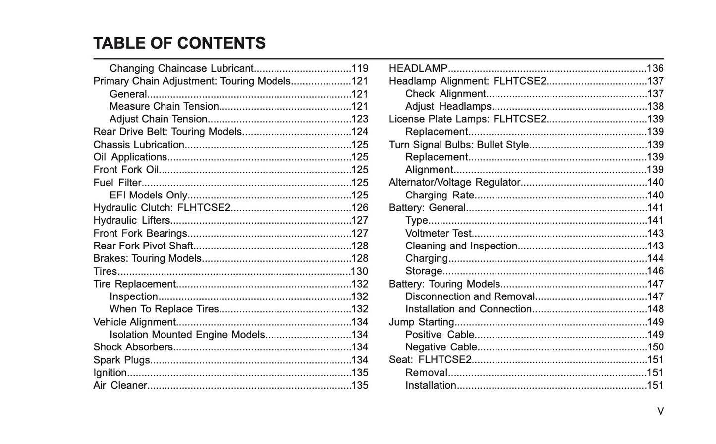2005 Harley-Davidson FLHTCSE2 Owner's Manual | English US