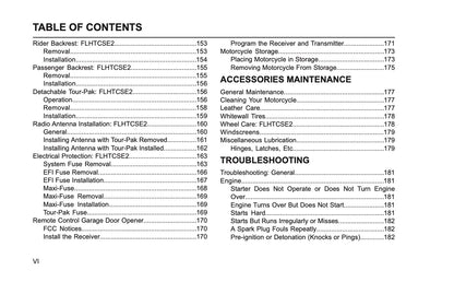 2005 Harley-Davidson FLHTCSE2 Owner's Manual | English US