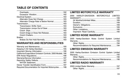 2005 Harley-Davidson FLHTCSE2 Owner's Manual | English US