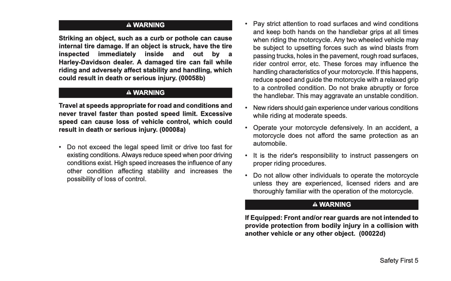 2025 Harley-Davidson FLTRXSE Owner's Manual | English US