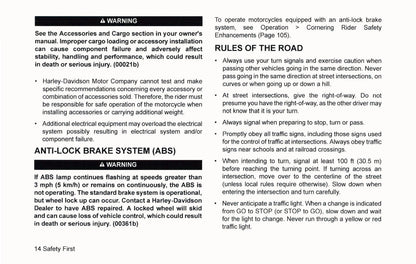 2022 Harley-Davidson Police Models Owner's Manual | English