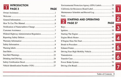 1999 Hummer H1 Owner's Manual | English