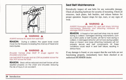 1999 Hummer H1 Owner's Manual | English