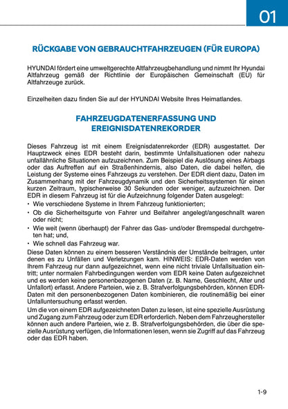 2025 Hyundai i10 Bedienungsanleitung | Deutsch