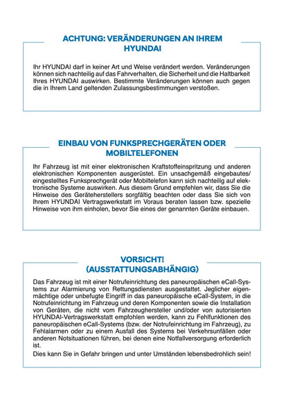 2025 Hyundai i10 Bedienungsanleitung | Deutsch