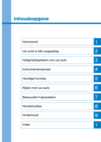 2023-2024 Hyundai i10 Owner's Manual | Dutch