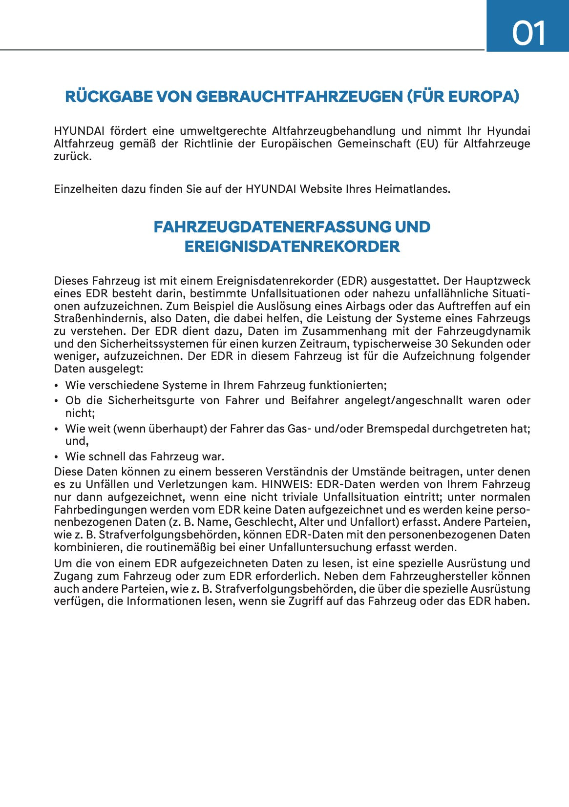 2025 Hyundai i20/Bayon Bedienungsanleitung | Deutsch