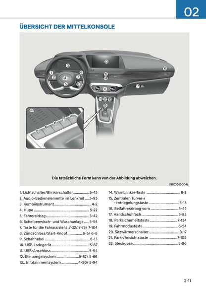 2025 Hyundai i20/Bayon Bedienungsanleitung | Deutsch