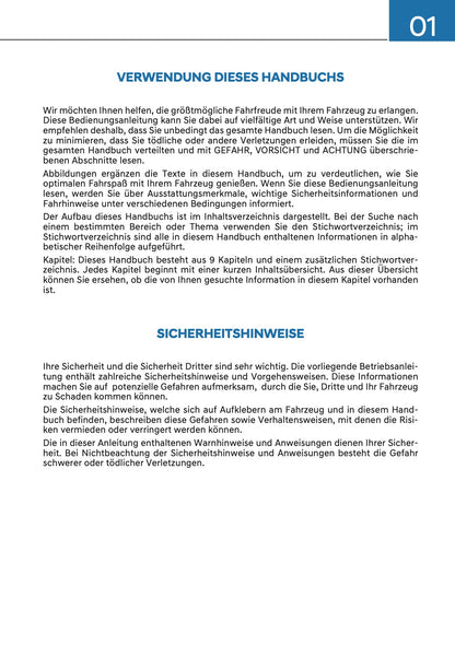 2025 Hyundai i20/Bayon Bedienungsanleitung | Deutsch